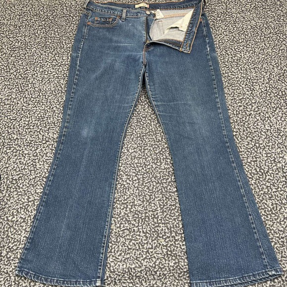 Levi's 515 Jeans Women 16M Blue Bootcut Denim Pants Adult Outdoor Pockets‎ 38x29 - Picture 1 of 10